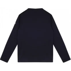 Moncler T-shirt-- Dark Blue Logo Print T-Shirt - Exclusive Luxury Collection - Avvenice