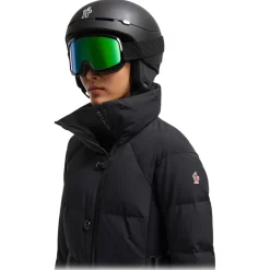 Moncler Eyewear Ski Googles-Moncler - Terrabeam Ski Goggles - Shiny Black & Iridescent Aqua Green - - Avvenice