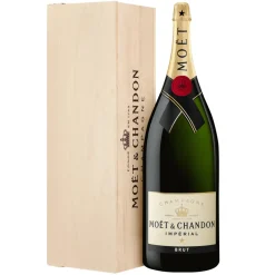 Mo\u00ebt & Chandon Champagne Wines-Moët & Chandon Champagne - Moët Impérial - Brut - Balthazar - Wood Box - Pinot Noir - Luxury Limited Edition - 12 l - Avvenice
