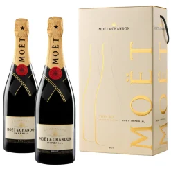 Mo\u00ebt & Chandon Champagne Wines-Moët & Chandon Champagne - Moët Impérial - Brut - Double Box - 2 - Pinot Noir - Luxury Limited Edition - 750 ml - Avvenice