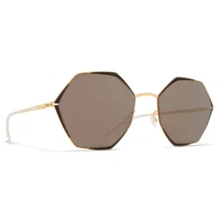 Mykita Sunglasses & Eyewear-- Alessia - Square Metal Sunglasses - New Collection - Eyewear - Avvenice