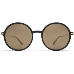 Mykita Sunglasses & Eyewear-- Anana - Lite - Black Gold Grey - Acetate Collection - Sunglasses - Eyewear - Avvenice