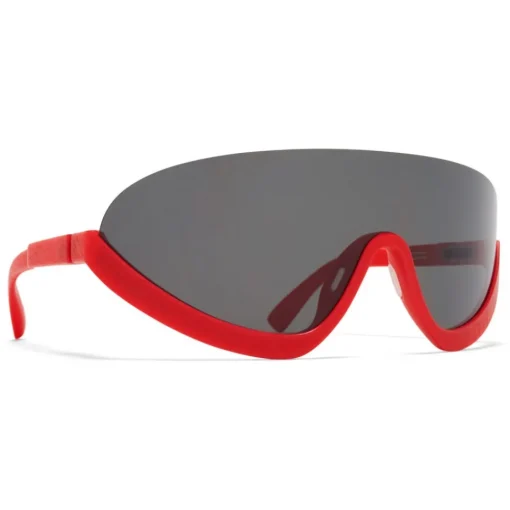 Mykita Sunglasses & Eyewear-- Blaze - & Bernhard Willhelm - Red Dark Grey - Mylon Collection - Sunglasses - Eyewear - Avvenice