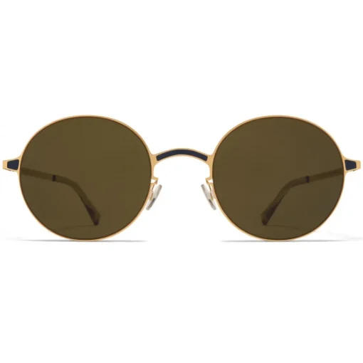 Mykita Sunglasses & Eyewear-- Blu - Lite - Gold Indigo Green - Metal Collection - Sunglasses - Eyewear - Avvenice