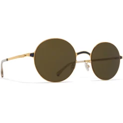 Mykita Sunglasses & Eyewear-- Blu - Lite - Gold Indigo Green - Metal Collection - Sunglasses - Eyewear - Avvenice