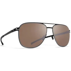 Mykita Sunglasses & Eyewear-- Caleb - NO1 - Black Brown - Metal Collection - Sunglasses - Eyewear - Avvenice