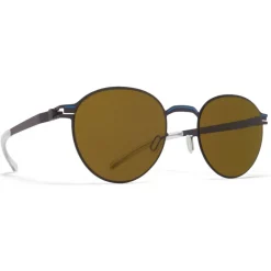 Mykita Sunglasses & Eyewear-- Carlo - NO1 - Blue Grey Brown - Metal Collection - Sunglasses - Eyewear - Avvenice