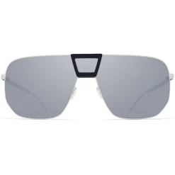 Mykita Sunglasses & Eyewear-- Cayenne - Mylon - Black Shiny Silver - Mylon Collection - Sunglasses - Eyewear - Avvenice
