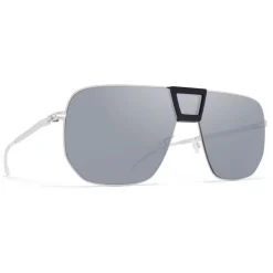 Mykita Sunglasses & Eyewear-- Cayenne - Mylon - Black Shiny Silver - Mylon Collection - Sunglasses - Eyewear - Avvenice