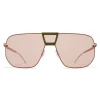 Mykita Sunglasses & Eyewear-- Cayenne - Square Metal Sunglasses - New Collection - Eyewear - Avvenice