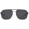 Mykita Sunglasses & Eyewear-- Ian - NO1 - Indigo Orange Grey - Metal Collection - Sunglasses - Eyewear - Avvenice