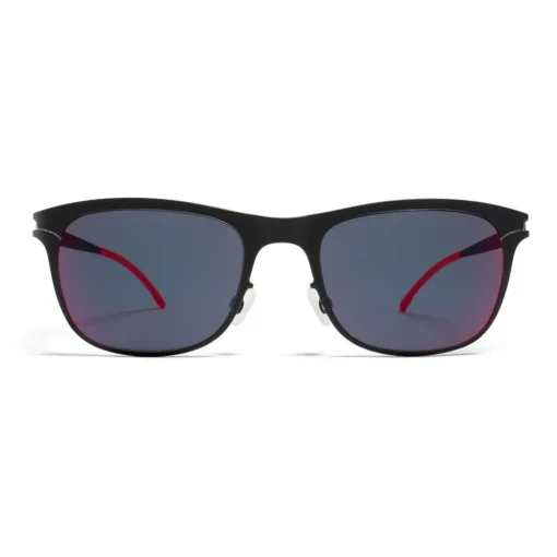 Mykita Sunglasses & Eyewear-- Jaguar - First - Black Scarlet Flash - Metal Collection - Sunglasses - Eyewear - Avvenice