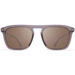Mykita Sunglasses & Eyewear-- Kallio - Lite - Matte Smoke Matte Silver Brown - Acetate Collection - Sunglasses - Eyewear - Avvenice