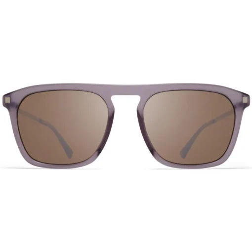 Mykita Sunglasses & Eyewear-- Kallio - Lite - Matte Smoke Matte Silver Brown - Acetate Collection - Sunglasses - Eyewear - Avvenice