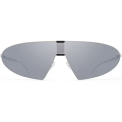 Mykita Sunglasses & Eyewear-- Karma - & Bernhard Willhelm - Black Silver - Metal Collection - Sunglasses - Eyewear - Avvenice