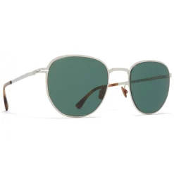 Mykita Sunglasses & Eyewear-- Lennard - Lite - Silver Dark Green - Metal Collection - Sunglasses - Eyewear - Avvenice