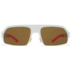 Mykita Sunglasses & Eyewear-- Lost - & Bernhard Willhelm - Talc Red Brown - Metal Collection - Sunglasses - Eyewear - Avvenice