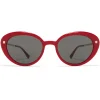 Mykita Sunglasses & Eyewear-- Luava - Lite - Red Gold Dark Grey - Acetate Collection - Sunglasses - Eyewear - Avvenice