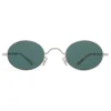 Mykita Sunglasses & Eyewear-- MMCRAFT005 - & Maison Margiela - Silver Dark Green - Metal Collection - Sunglasses - Eyewear - Avvenice