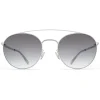 Mykita Sunglasses & Eyewear-- MMCRAFT007 - & Maison Margiela - Silver Grey - Metal Collection - Sunglasses - Eyewear - Avvenice