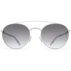 Mykita Sunglasses & Eyewear-- MMCRAFT007 - & Maison Margiela - Silver Grey - Metal Collection - Sunglasses - Eyewear - Avvenice