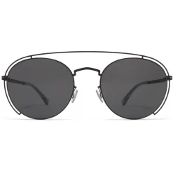 Mykita Sunglasses & Eyewear-- MMCRAFT009 - & Maison Margiela - Black Dark Grey - Metal Collection - Sunglasses - Eyewear - Avvenice