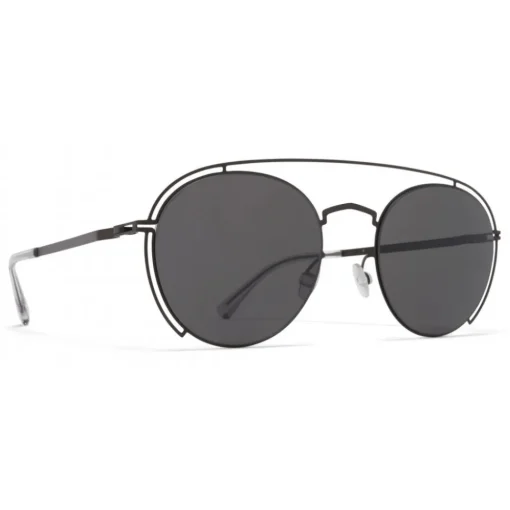Mykita Sunglasses & Eyewear-- MMCRAFT009 - & Maison Margiela - Black Dark Grey - Metal Collection - Sunglasses - Eyewear - Avvenice
