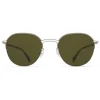 Mykita Sunglasses & Eyewear-- MMCRAFT016 - & Maison Margiela - Matt Silver Black Green - Metal Collection - Sunglasses - Eyewear - Avvenice