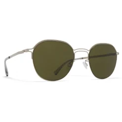 Mykita Sunglasses & Eyewear-- MMCRAFT016 - & Maison Margiela - Matt Silver Black Green - Metal Collection - Sunglasses - Eyewear - Avvenice
