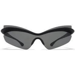 Mykita Sunglasses & Eyewear-- MMECHO004 - & Maison Margiela - Black Dark Grey - Mylon Collection - Sunglasses - Eyewear - Avvenice
