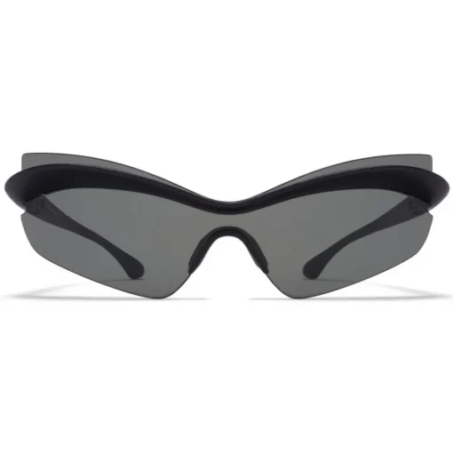 Mykita Sunglasses & Eyewear-- MMECHO004 - & Maison Margiela - Black Dark Grey - Mylon Collection - Sunglasses - Eyewear - Avvenice