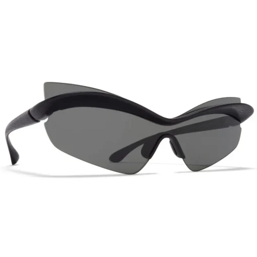 Mykita Sunglasses & Eyewear-- MMECHO004 - & Maison Margiela - Black Dark Grey - Mylon Collection - Sunglasses - Eyewear - Avvenice