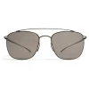 Mykita Sunglasses & Eyewear-- MMESSE007 - & Maison Margiela - Dark Grey Dark Purple - Metal Collection - Sunglasses - Eyewear - Avvenice
