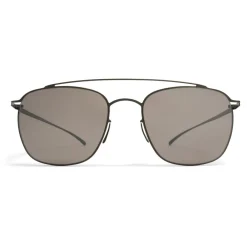 Mykita Sunglasses & Eyewear-- MMESSE007 - & Maison Margiela - Dark Grey Dark Purple - Metal Collection - Sunglasses - Eyewear - Avvenice