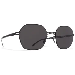 Mykita Sunglasses & Eyewear-- MMESSE028 - & Maison Margiela - Black Dark Grey - Metal Collection - Sunglasses - Eyewear - Avvenice