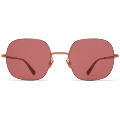 Mykita Sunglasses & Eyewear-- Momo - Lessrim - Shiny Copper Purple - Metal Collection - Sunglasses - Eyewear - Avvenice