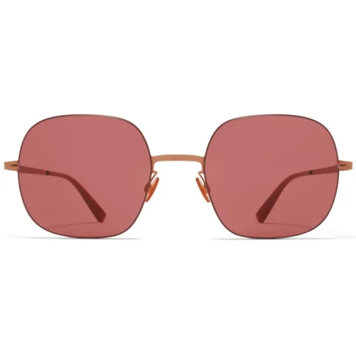 Mykita Sunglasses & Eyewear-- Momo - Lessrim - Shiny Copper Purple - Metal Collection - Sunglasses - Eyewear - Avvenice