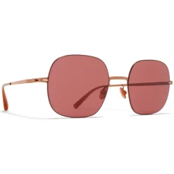 Mykita Sunglasses & Eyewear-- Momo - Lessrim - Shiny Copper Purple - Metal Collection - Sunglasses - Eyewear - Avvenice