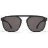 Mykita Sunglasses & Eyewear-- Pabu - Mylon - Grey Shiny Graphite - Mylon Collection - Sunglasses - Eyewear - Avvenice