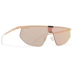 Mykita Sunglasses & Eyewear-- Paris - & Bernhard Willhelm - Safrane Black Champagne Gold - Metal Collection - Sunglasses - Eyewear - Avvenice