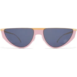 Mykita Sunglasses & Eyewear-- Selina - & Martine Rose - Gold Rose Dark Grey - Metal Collection - Sunglasses - Eyewear - Avvenice
