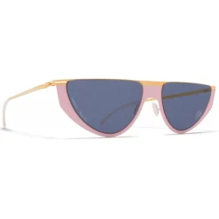 Mykita Sunglasses & Eyewear-- Selina - & Martine Rose - Gold Rose Dark Grey - Metal Collection - Sunglasses - Eyewear - Avvenice