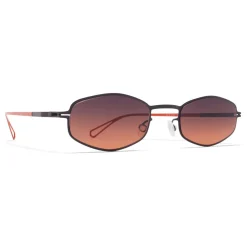 Mykita Sunglasses & Eyewear-- Silver - & Bernhard Willhelm - Black Orange - Metal Collection - Sunglasses - Eyewear - Avvenice