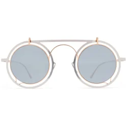 Mykita Sunglasses & Eyewear-- Siru - & Damir Doma - Champagne Gold Silver - Metal Collection - Sunglasses - Eyewear - Avvenice