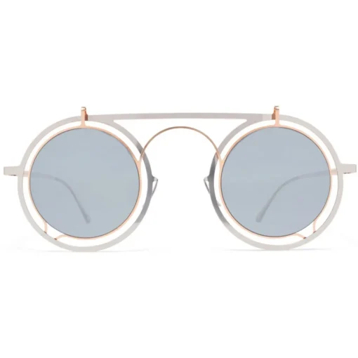 Mykita Sunglasses & Eyewear-- Siru - & Damir Doma - Champagne Gold Silver - Metal Collection - Sunglasses - Eyewear - Avvenice