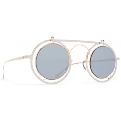 Mykita Sunglasses & Eyewear-- Siru - & Damir Doma - Champagne Gold Silver - Metal Collection - Sunglasses - Eyewear - Avvenice