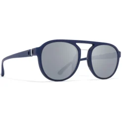 Mykita Sunglasses & Eyewear-- Sting - Mylon - Navy Blue Silver - Mylon Collection - Sunglasses - Eyewear - Avvenice