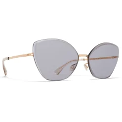 Mykita Sunglasses & Eyewear-- Studio 10.2 - Studio - Champagne Gold Grey - Metal Collection - Sunglasses - Eyewear - Avvenice