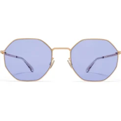 Mykita Sunglasses & Eyewear-- Studio 7.2 - Studio - Champagne Gold Purple - Metal Collection - Sunglasses - Eyewear - Avvenice