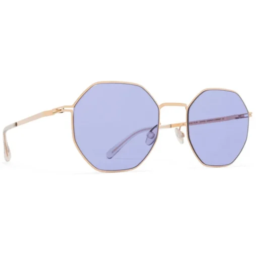 Mykita Sunglasses & Eyewear-- Studio 7.2 - Studio - Champagne Gold Purple - Metal Collection - Sunglasses - Eyewear - Avvenice